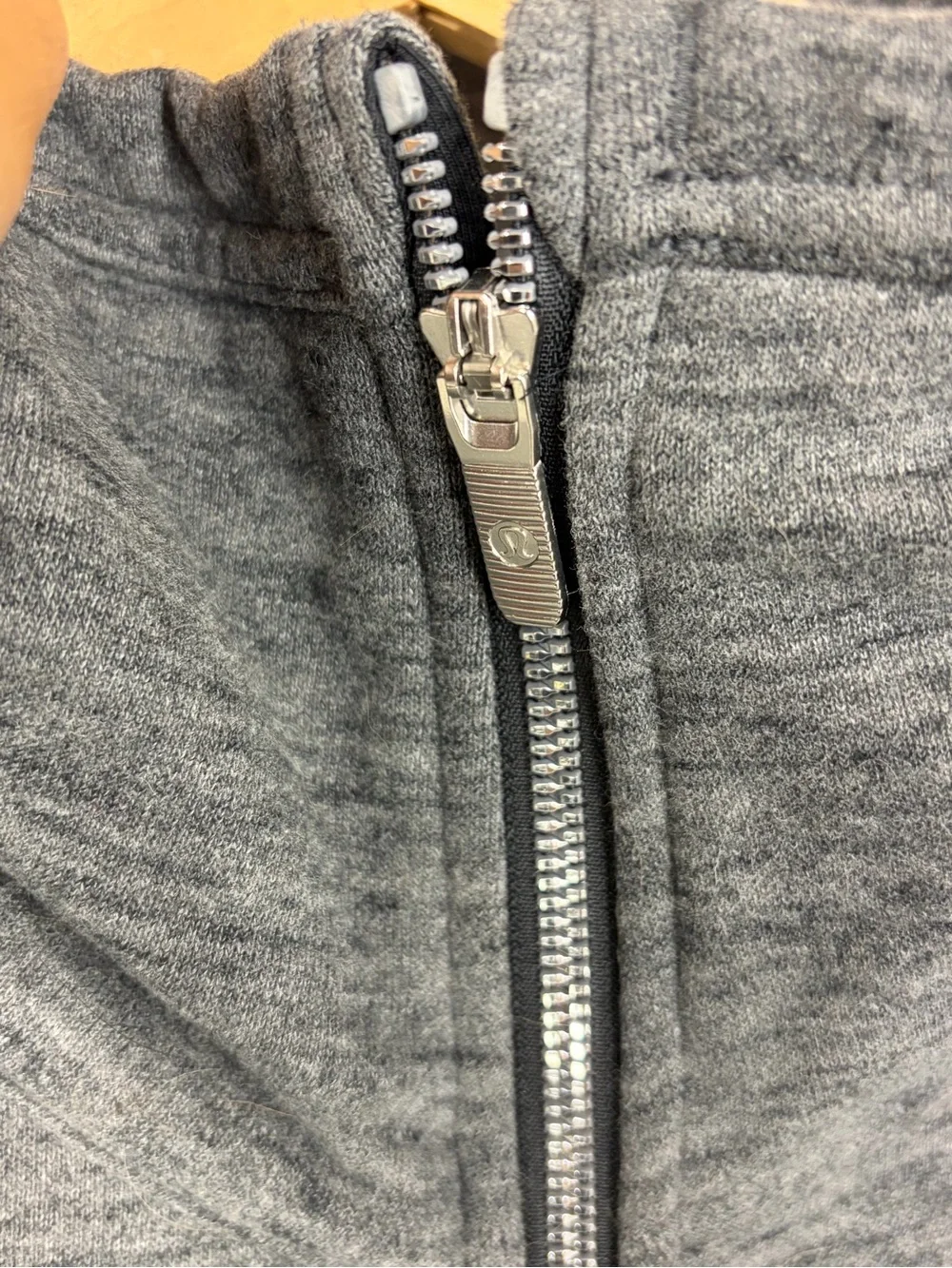 Lululemon 4 Radiant Jacket ll Heathered Core Dark Grey Zip Front High Neck Slim